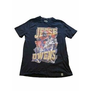 Jesse Owens Kryptic Graphic T-Shirt Size Large